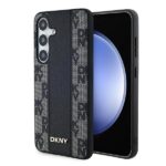 Other Phone Accessory DKNY  DKNY Leather Checkered Mono Pattern MagSafe case for Samsung Galaxy S24+ - black 
