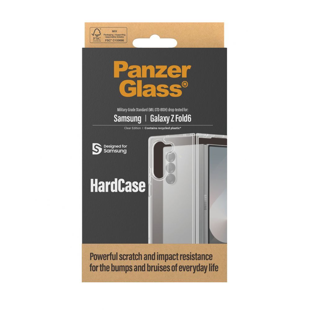 Cits mobilo telefonu aksesuārs Panzer Glass PanzerGlass HardCase case for Samsung Galaxy Z Fold 6 - transparent
