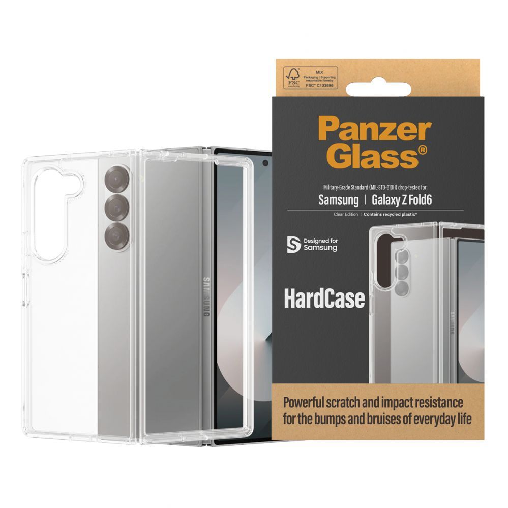 Cits mobilo telefonu aksesuārs Panzer Glass PanzerGlass HardCase case for Samsung Galaxy Z Fold 6 - transparent