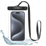Kiti Tech-Protect  Tech-Protect UWC7 waterproof case universal for smartphones up to 6.9" - black 