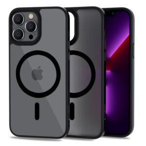 Back panel cover Tech-Protect  Tech-Protect MagMat MagSafe iPhone 13 Pro Case - Matte Black 