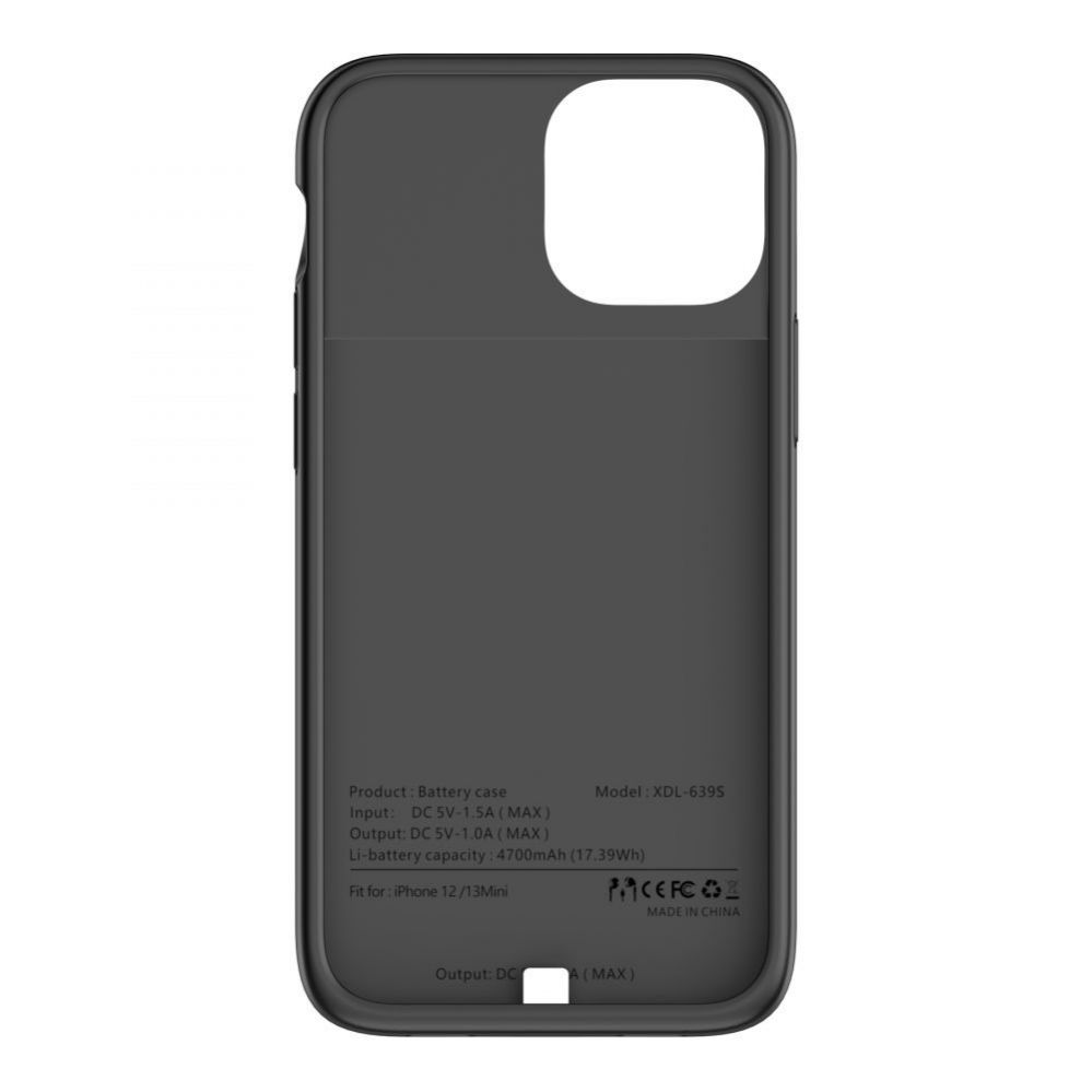 Väline aku Tech-Protect Tech-Protect PowerCase for iPhone 12 mini / 13 mini with 4700mAh powerbank - black