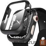 Back panel cover Tech-Protect  Tech-Protect Defense360 Case for Apple Watch 7 / 8 / 9 (45mm) - Black 