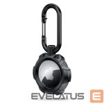 Back panel cover Tech-Protect  Tech-Protect TPUCarbon Case for Apple AirTag - Black 