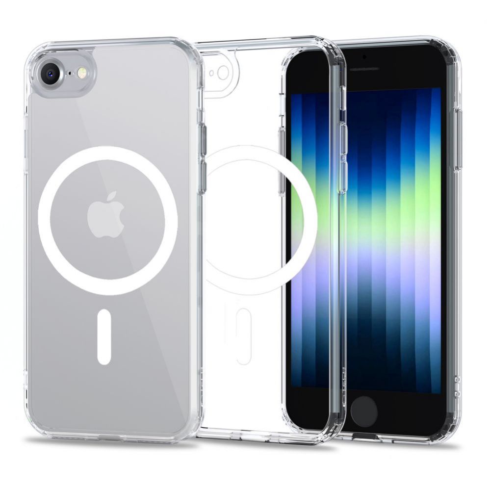 Back panel cover Tech-Protect Tech-Protect MagMat MagSafe Case for iPhone 7 / 8 / SE 2020 / 2022 - Transparent