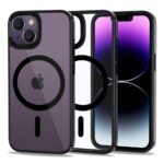Back panel cover Tech-Protect  Tech-Protect MagMat MagSafe iPhone 14 Case - Clear Black 