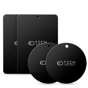 Other Tech-Protect  Tech-Protect MetalPlate magnetic plates for car holders - black (4 pcs.) 