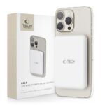 Power bank Tech-Protect  Tech-Protect LifeMag PB10 Powerbank with MagSafe 5000mAh 15W USB-C port - white + USB-C cable 