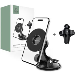 Auto holder Tech-Protect  Tech-Protect N50 MagSafe Car Magnetic Phone Holder for Cockpit/Air Vent - Black 