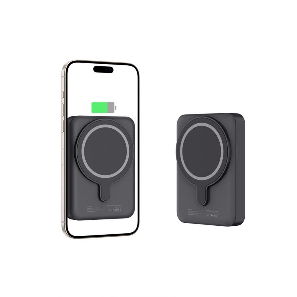 Väline aku Tech-Protect Tech-Protect LifeMag PB11 Powerbank with MagSafe 10000mAh 15W USB-C port - black + USB-C cable