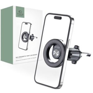 Automatinis laikiklis Tech-Protect  Tech-Protect N53 Car Phone Holder with MagSafe for Air Vent - Black 