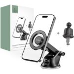 Automatinis laikiklis Tech-Protect  Tech-Protect N51 MagSafe Car Phone Holder for Cockpit/Air Vent - Black 