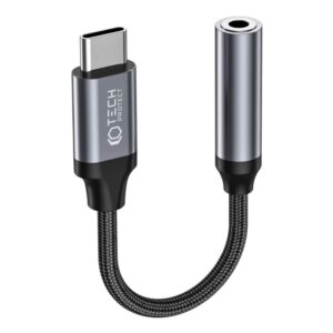 Cable Tech-Protect  Tech-Protect UltraBoost USB-C / 3.5mm mini jack adapter - black 