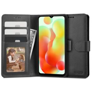 Nugarėlės dėklai Tech-Protect - Tech-Protect Wallet case for Xiaomi Redmi 12C - black 