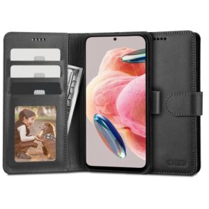 Nugarėlės dėklai Tech-Protect  Tech-Protect Wallet Case for Xiaomi Redmi Note 12 4G / LTE - Black 