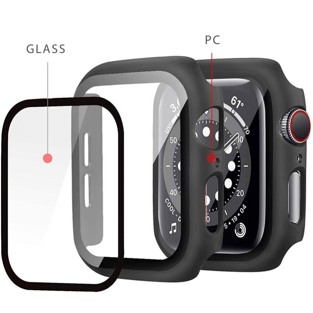 Back panel cover Tech-Protect Tech-Protect Defense360 Case for Apple Watch 4 / 5 / 6 / SE (40mm) - Transparent