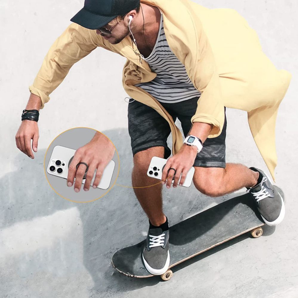 Auto holder Tech-Protect Tech-Protect MMR100 Magnetic Phone Holder/Ring with MagSafe - Gray