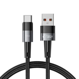 Cable Tech-Protect  Tech-Protect UltraBoost USB-C / USB-C Cable 66W 6A 1m - Gray 