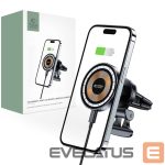 Adapter Tech-Protect  Tech-Protect MM15W-V5 Car Phone Holder with MagSafe 15W Inductive Charger for Air Vent - Black 