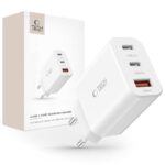 Adapteriai Tech-Protect  Tech-Protect NC30W charger 2x USB-C PD 30W / USB-A QC 3.0 - white 