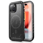 Tagakaaned Tech-Protect  Tech-Protect ShellBox Case Waterproof IP68 with MagSafe for iPhone 15 - Black 