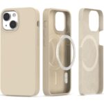 Tagakaaned Tech-Protect  Tech-Protect Silicone MagSafe Case for iPhone 13 / 14 - Beige 