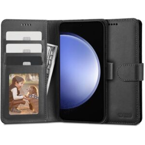 Nugarėlės dėklai Tech-Protect  Tech-Protect Wallet Case for Samsung Galaxy S23 FE - Black 