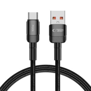 Cable Tech-Protect  Tech-Protect UltraBoost Evo USB-C / USB-A cable 100W 5A 1m - black 