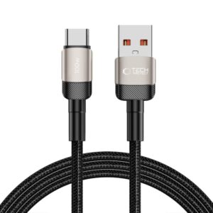 Cable Tech-Protect  Tech-Protect UltraBoost Evo USB-C / USB-A cable 100W 5A 2m - titanium 