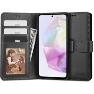 Back panel cover Tech-Protect  Tech-Protect Wallet Case for Samsung Galaxy A35 5G - Black 