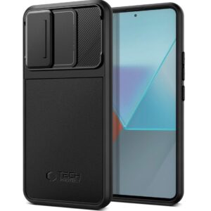 Back panel cover Tech-Protect  Tech-Protect Velar Cam+ Case for Xiaomi Redmi Note 13 Pro 5G / Poco X6 5G - Black 