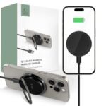 Adapter Tech-Protect  Tech-Protect QI15W-A33 Inductive Charger with MagSafe and Stand with USB-A / USB-C Cable - Black 