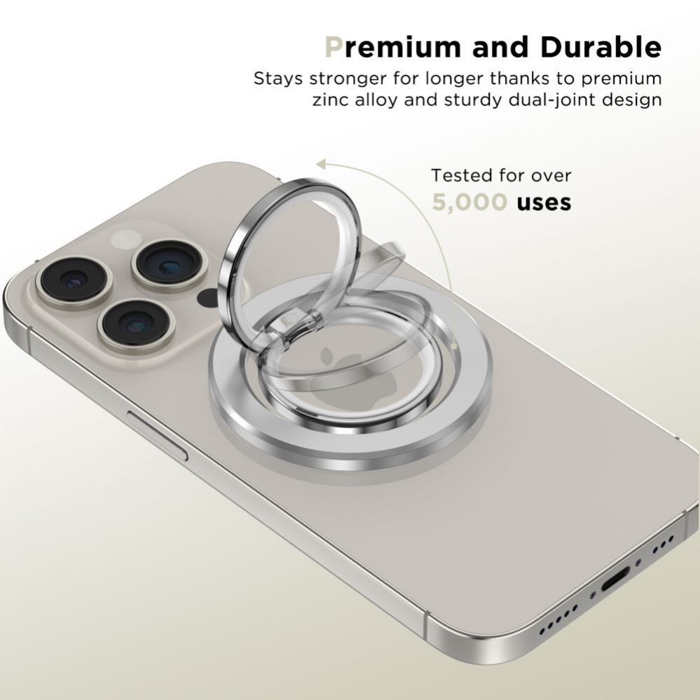 Auto holder Tech-Protect Tech-Protect MMR300 magnetic holder/ring with MagSafe - silver