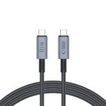 Кабель Tech-Protect  Tech-Protect UltraBoost Max USB-C 4.0 / USB-C 4.0 PD 240W 8K 40Gbps 2m cable - gray 