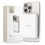 Power bank Tech-Protect  Tech-Protect LifeMag PB11 Powerbank with MagSafe 10000mAh 15W USB-C port - white + USB-C cable 