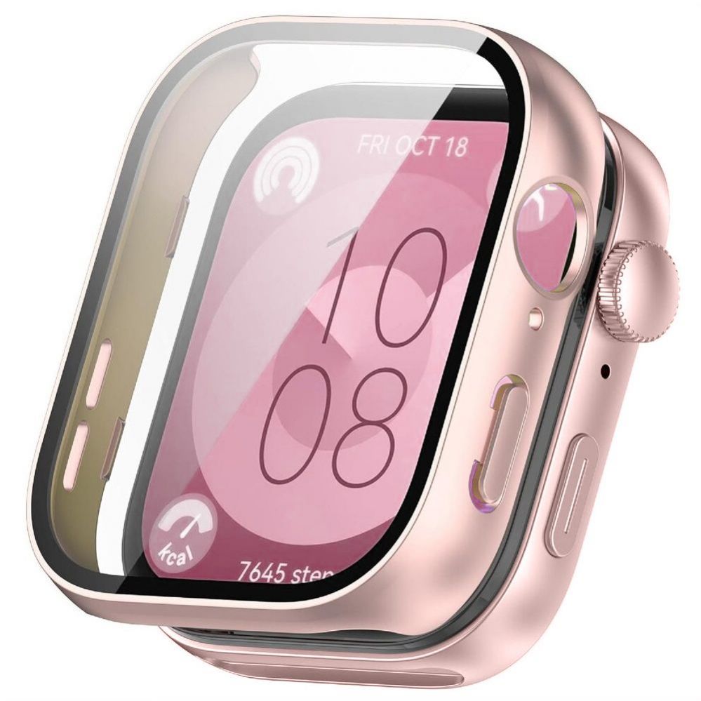 Back panel cover Tech-Protect Tech-Protect Defense360 Case for Huawei Watch Fit 3 - Pink