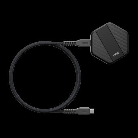 Adaptrid UAG UAG Wireless Charger 15W wireless charger with stand, compatible with MagSafe - black carbon