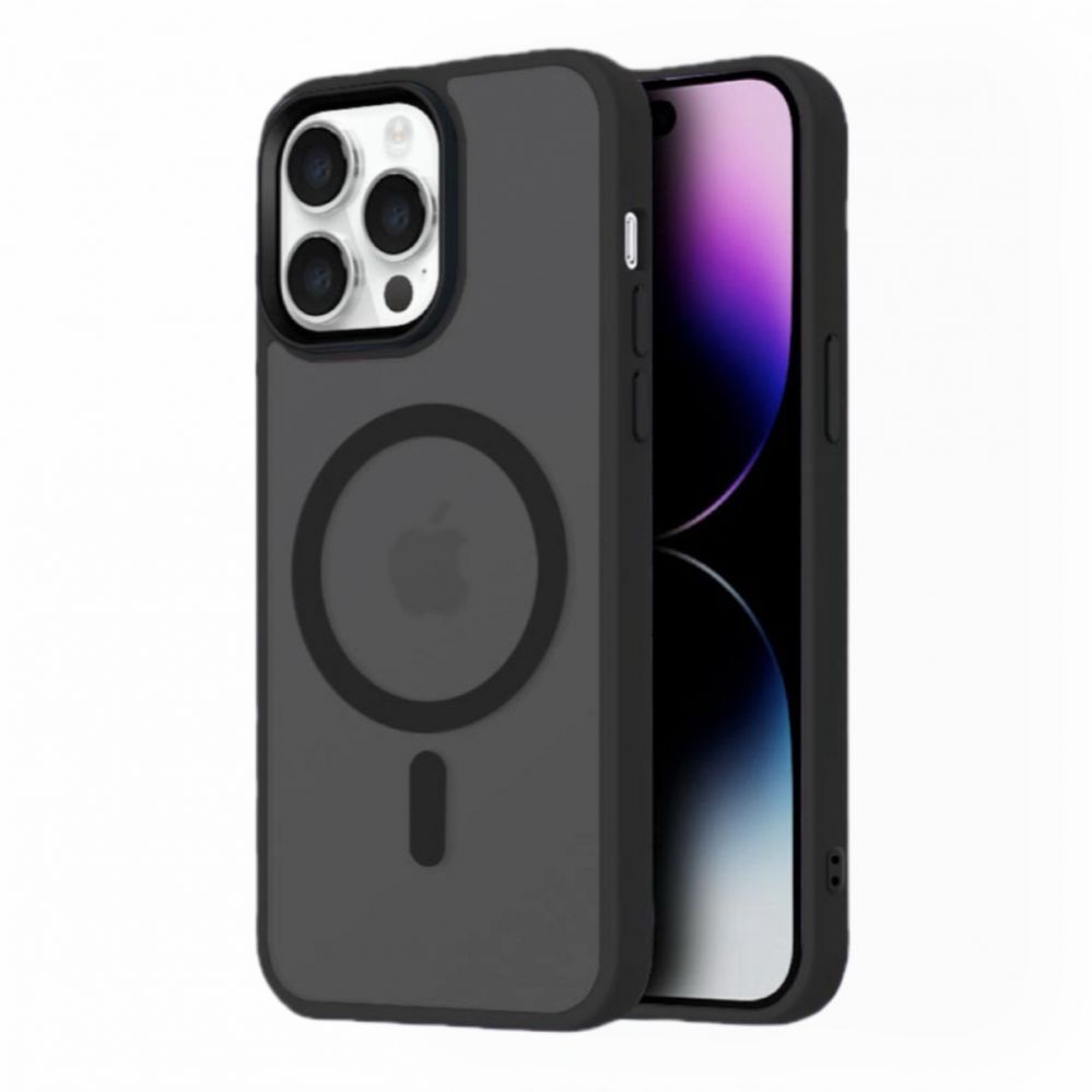 Tagakaaned Hurtel Magnetic Collection MagSafe iPhone 16 Case - Black