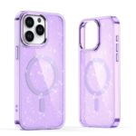 Чехол на заднюю панель Hurtel  Glitter Case MagSafe for iPhone 16 Plus - purple with glitter 
