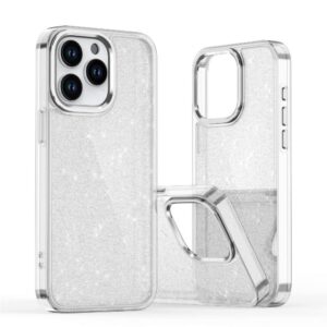 Aizmugurējais vāciņš Hurtel  Glitter Case for iPhone 16 Pro Max - transparent with glitter 