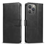 Tagakaaned Hurtel  Leather Book Case for iPhone 16 - black 