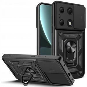 Nugarėlės dėklai Tech-Protect - Tech-Protect CamShield Pro Case for Xiaomi Redmi Note 13 Pro 4G / LTE / Poco M6 Pro 4G / LTE - Black 