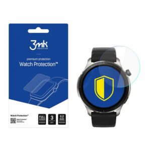 Protective glass 3MK  3mk Watch Protection  v. FlexibleGlass hybrid glass on Amazfit GTR 4 46 mm 