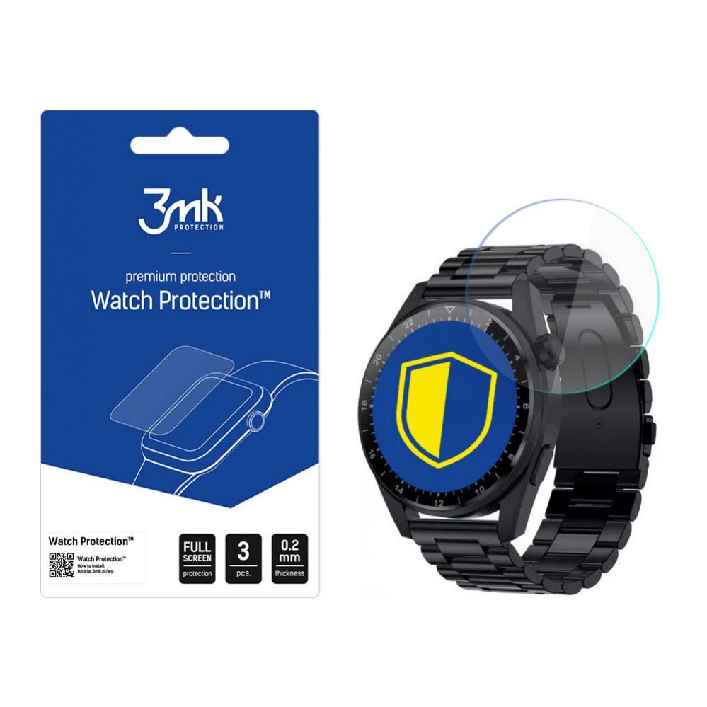 Protective glass 3MK 3mk Watch Protection v. FlexibleGlass hybrid glass on Rubicon RNCE78