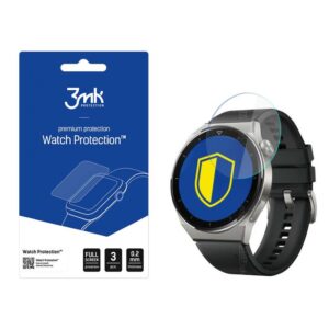 Protective glass 3MK  3mk Watch Protection  v. FlexibleGlass hybrid glass on Huawei Watch GT 3 Pro 46 mm 