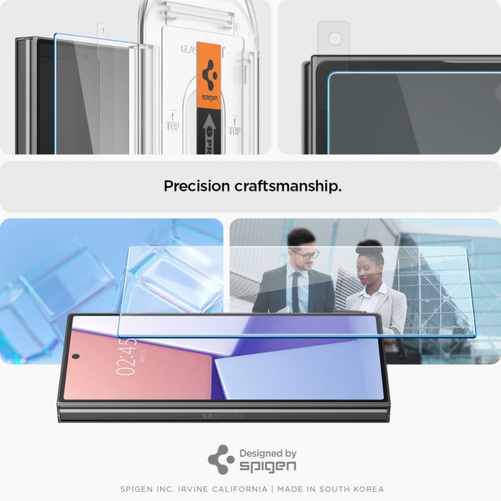 Kaitseklaasid Spigen Spigen Glas.tR EZ Fit Tempered Glass for Samsung Galaxy Z Fold 6 - 2 pcs.