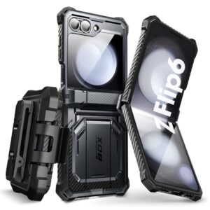 Aizmugurējais vāciņš Supcase  Supcase IBLSN ArmorBox Case for Samsung Galaxy Z Flip 6 - Black 