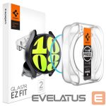 Protective glass Spigen - Spigen Glas.tR EZ Fit tempered glass for Samsung Galaxy Watch 7 (44 mm) - 2 pcs. 