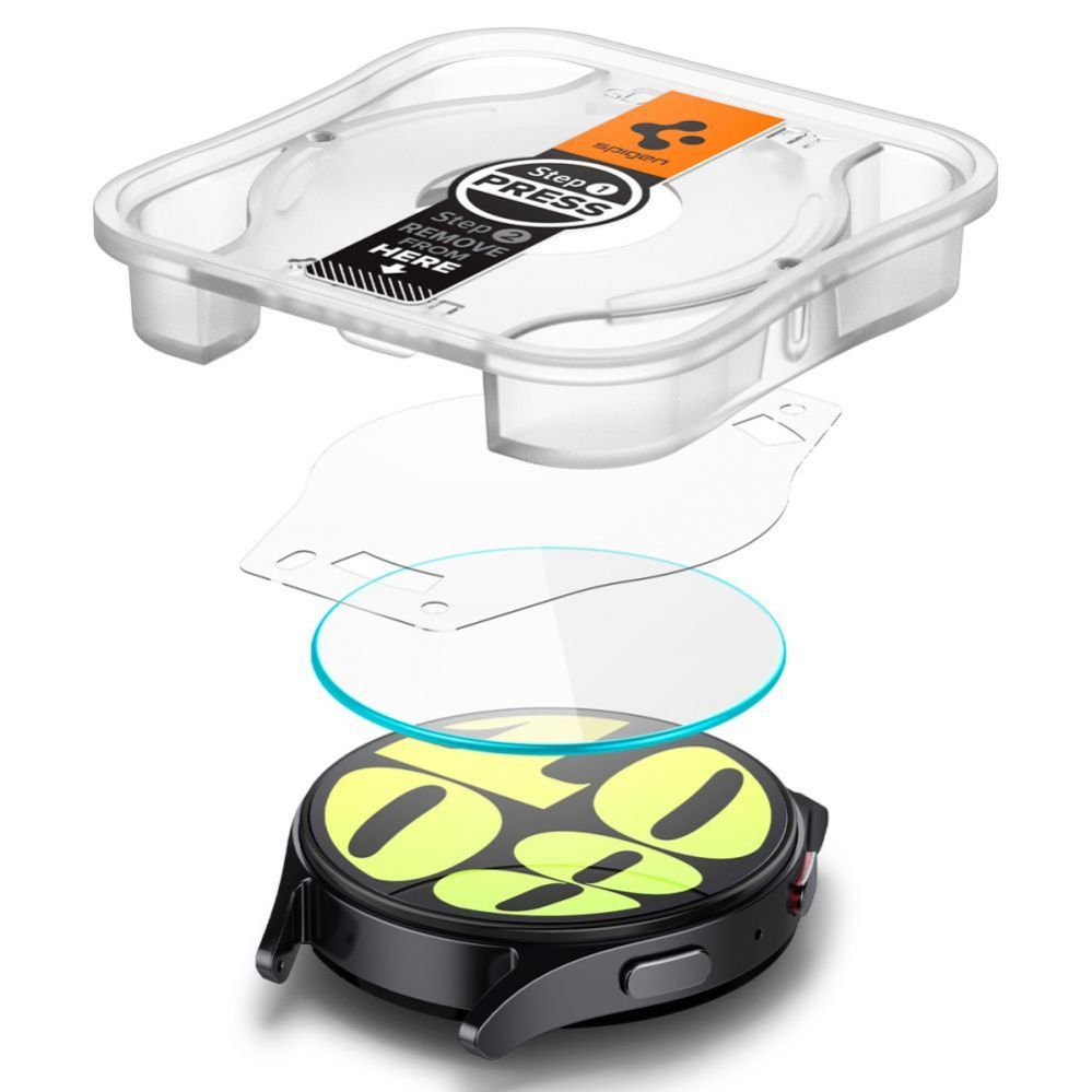Aizsargstikls Spigen - Spigen Glas.tR EZ Fit tempered glass for Samsung Galaxy Watch 7 (44 mm) - 2 pcs.