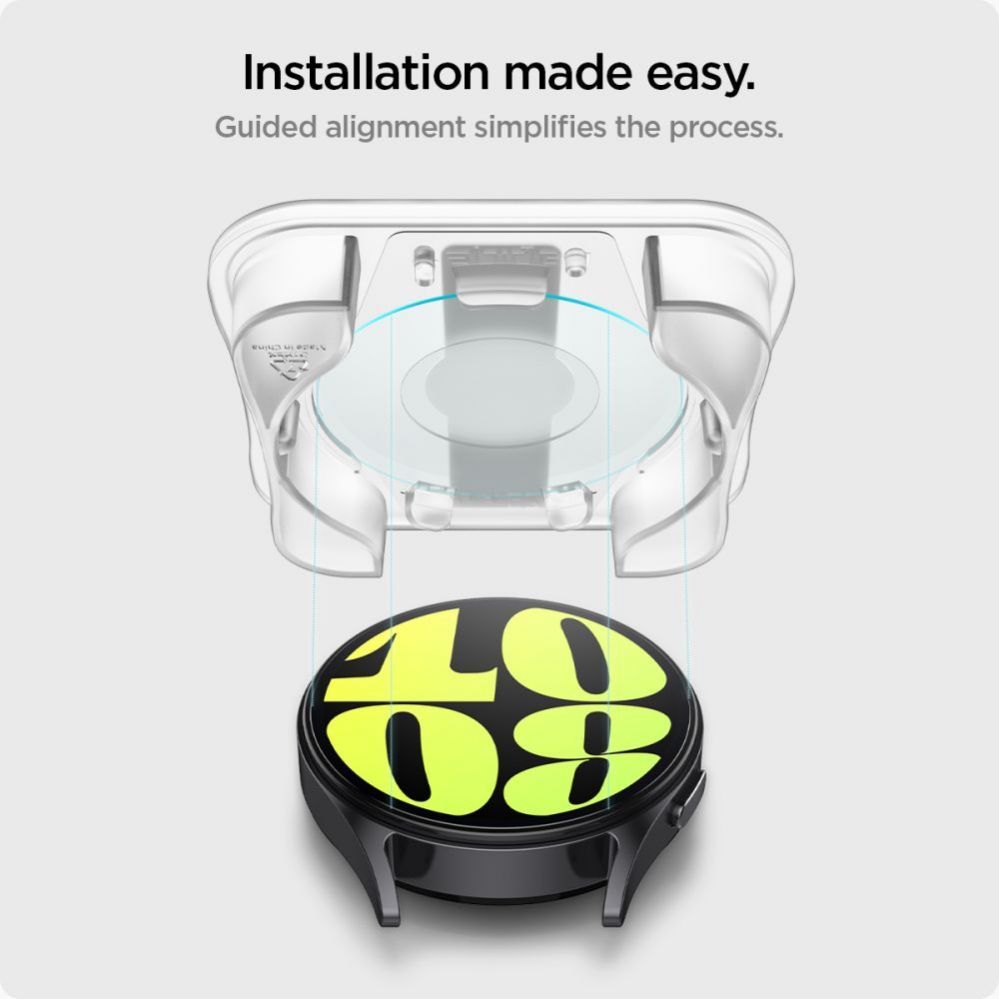 Aizsargstikls Spigen - Spigen Glas.tR EZ Fit tempered glass for Samsung Galaxy Watch 7 (44 mm) - 2 pcs.